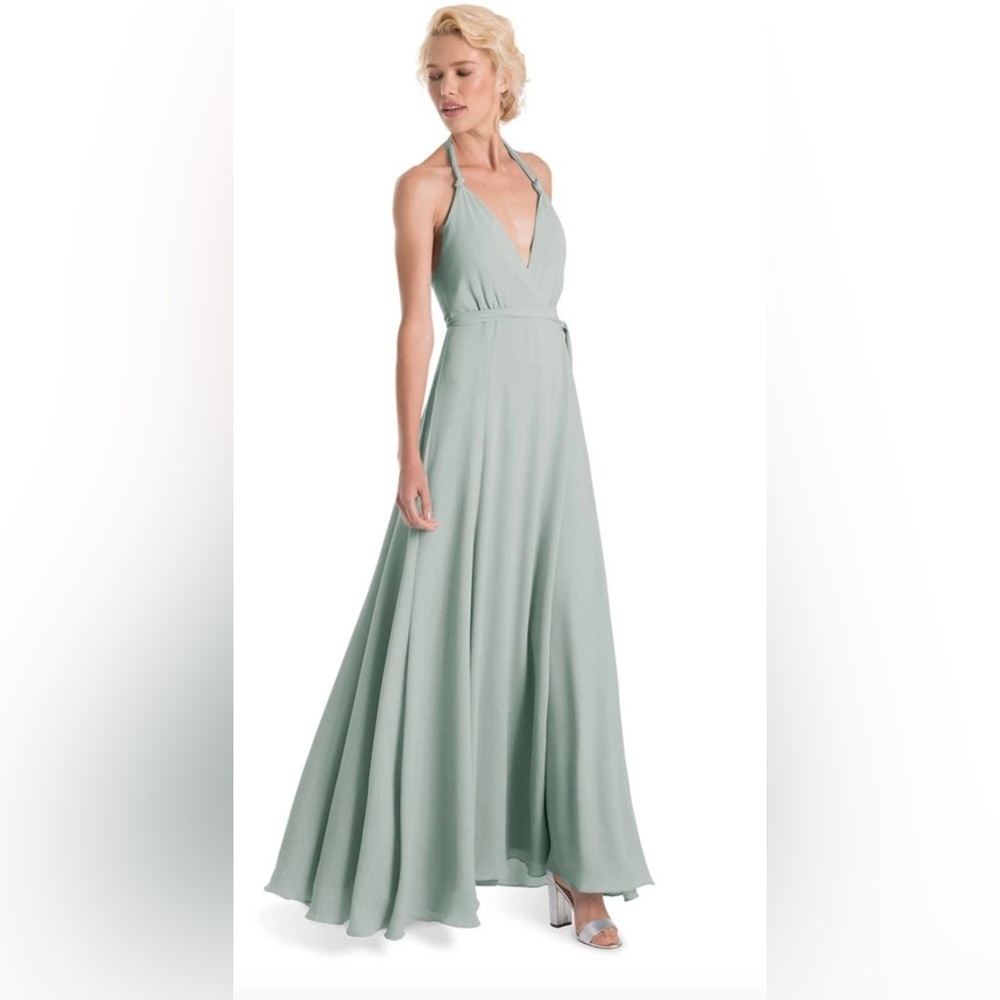 Joanna August Francesca Sage Wrap Dress